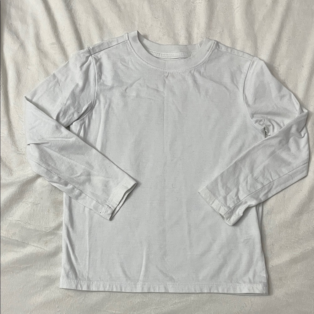 Cat & Jack White Tee with Orange Logo Print